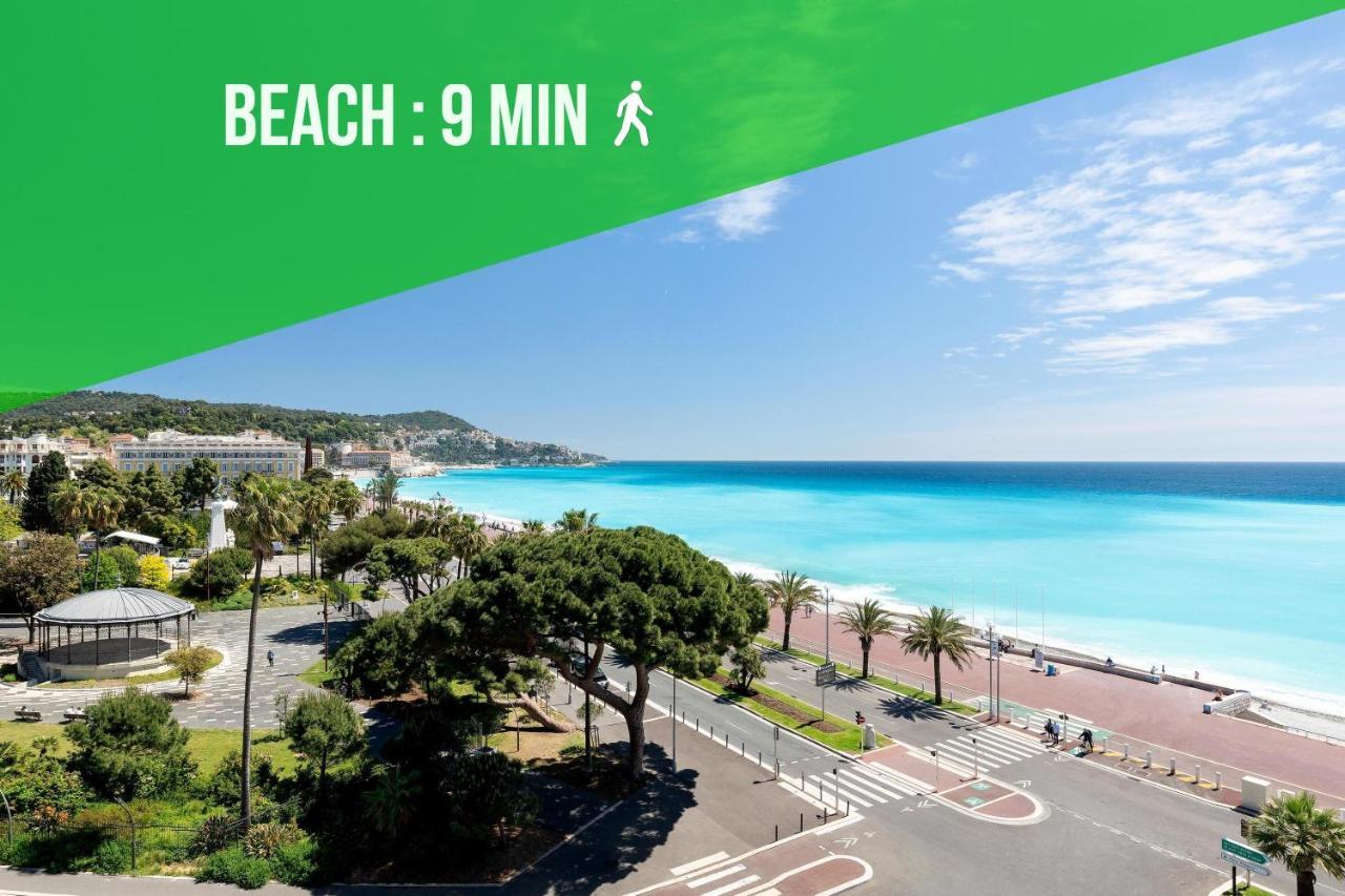 Panoramic Sea View - Air-Conditioning - Balcony - Tramway - 2 Bedrooms - Wifi - Fully Equipped Kitchen Nice Exterior photo